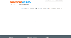 Desktop Screenshot of exteriorsdesign.com