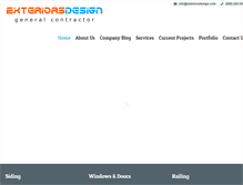 Tablet Screenshot of exteriorsdesign.com